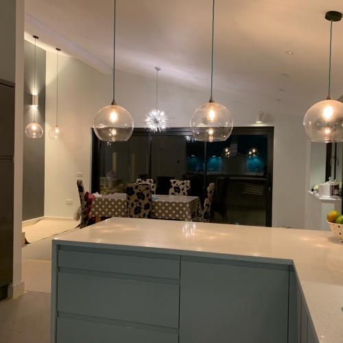 Crystal orb pendant light deals